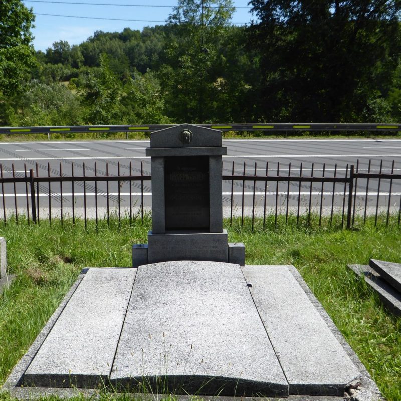 Tombstone of Karel Tytko, Dominika Gorgolova, Max Stul, Maria, Veronika Tytko, Franc Gorgol, Florian Tytko and Amalia Gorgol from the cemetery of the Czech part of Těšín Silesia, as of 2022.