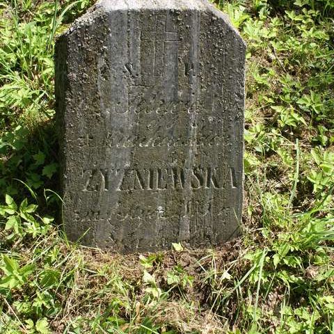 Tombstone of Felicia Zyaznevskaya, Ross cemetery in Vilnius, as of 2013.
