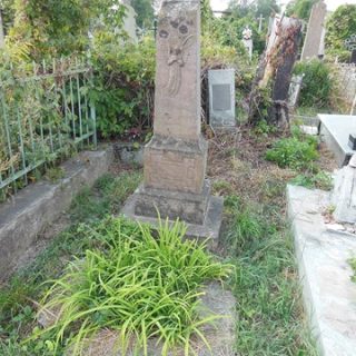 The gravestone of Christopher Winkler from the cemeteries of the former Ternopil district, as of 2016.