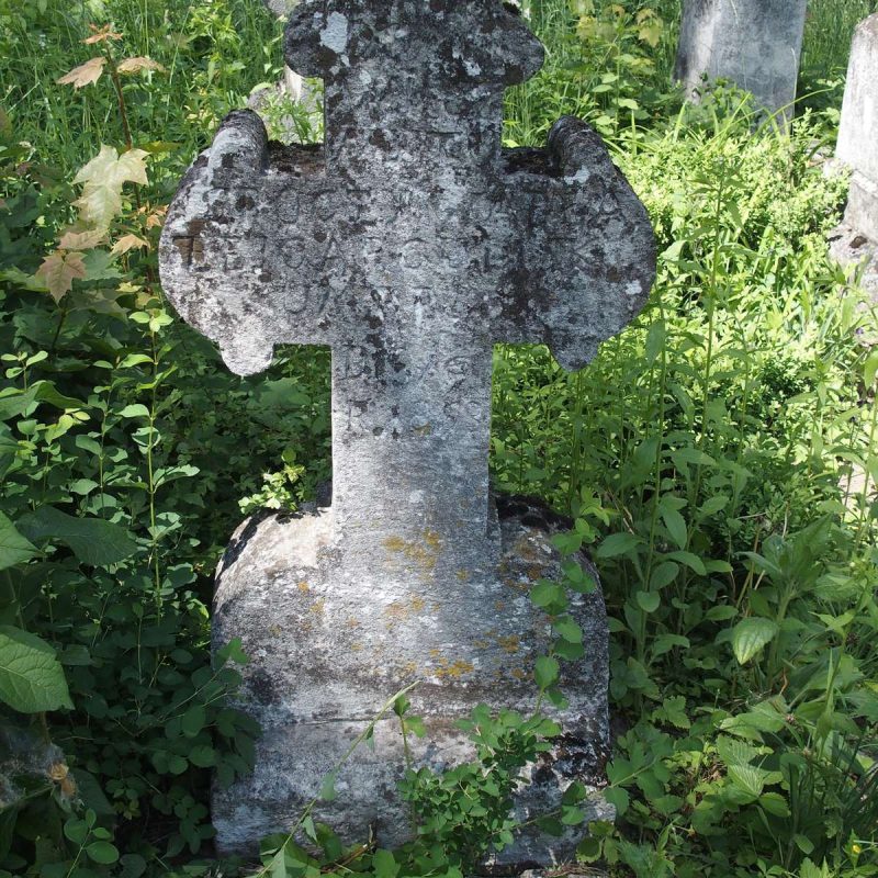 Tombstone of Błażej Garguliski, Zbaraż cemetery, as of 2018.