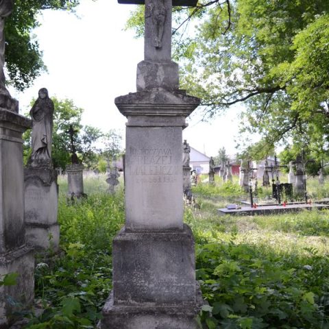 Tombstone of Blazej Malenczak, zbaraska cemetery, state before 2018