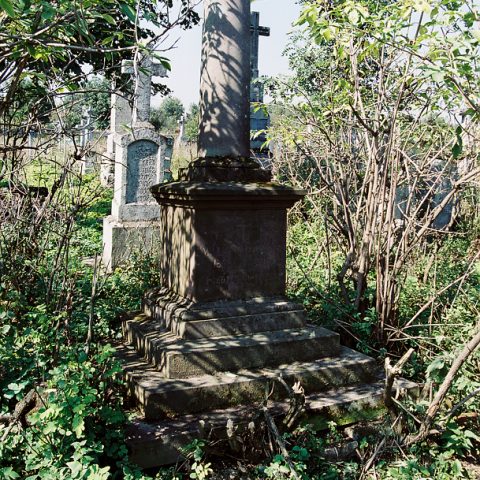 Gravestone of Emilian Kozierowski, cemetery in Skala nad Zbruczem, as of 2004.