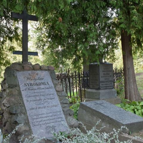 Nagrobek Władysława Syrokomli, cmentarz na Rossie w Wilnie