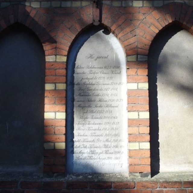 Mass epitaph on the wall of St Francis Church