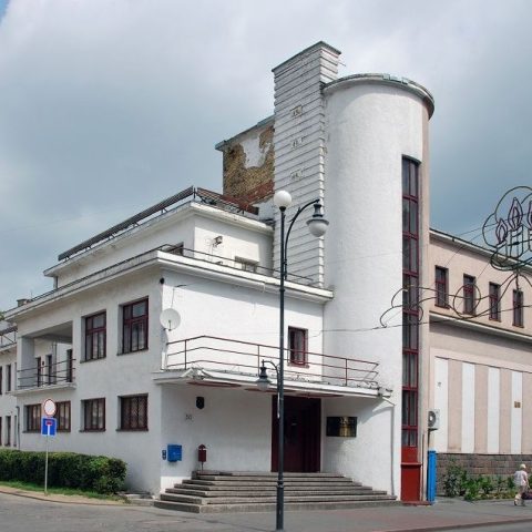 The Strzelec House in Grodno, designed by Stanisław Grochowski, 1934–1936, current condition, Grodno, Belarus