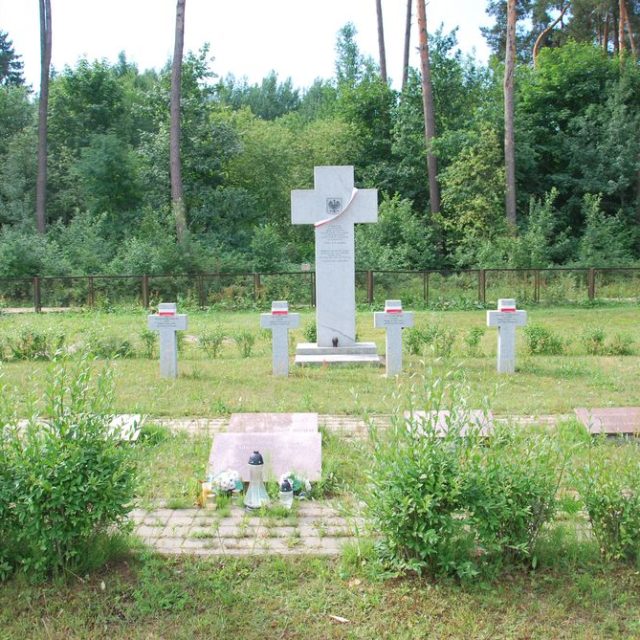 Місце поховання солдатів Армії Крайової, ексгумованих у Дзєнєнішках