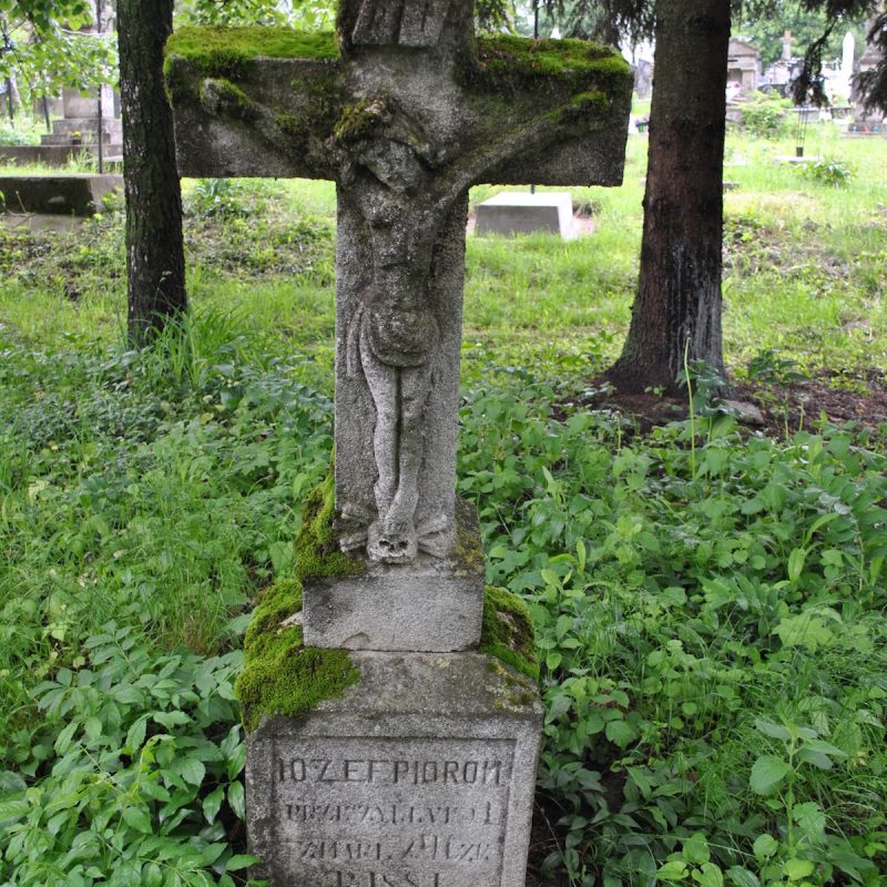 Tombstone of Jozef Pioron, Czystylowo cemetery