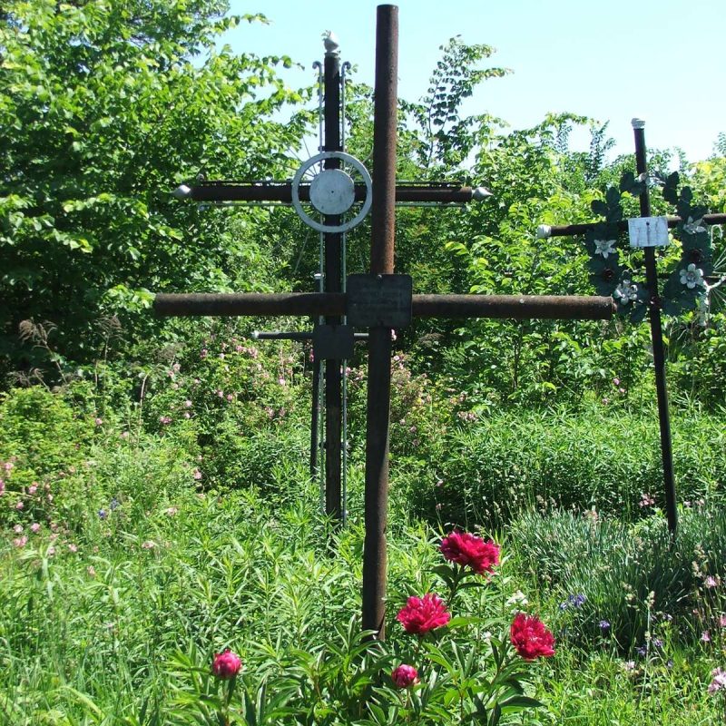 Tombstone of Marcelina Szkodzińska, cemetery in Borki Wielkie