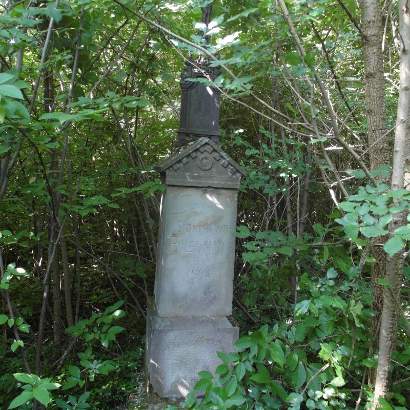 Tombstone of Stanislava Polehajło, cemetery in Bucniowie