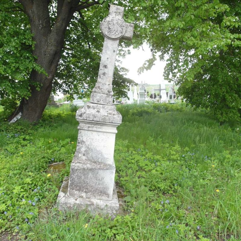 Nagrobek Mikołaja i Maria Ganowskich, cmentarz w Stryjówce