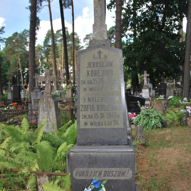 Ofiary zbrodni i represji sow. 1939-1945 - egzekucje. Niewoniańce