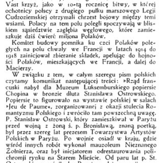 Establishment of a committee to build a monument to the Bayonne Legion in the village of La Targette