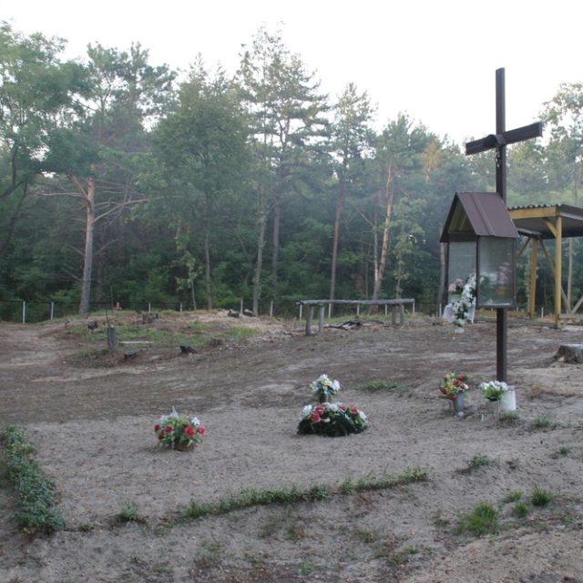 Mass grave of the victims of the Ukrainian Insurgent Army (UPA)