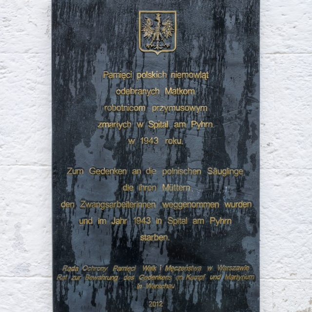 Burial place of children of forced labourers who died between 1943 and 1945 in Spital am Pyhrn