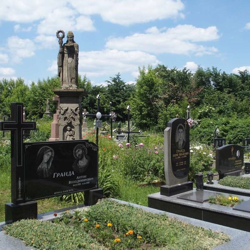 Widok cmentarza, cmentarz w Berezowicy Wielkiej I