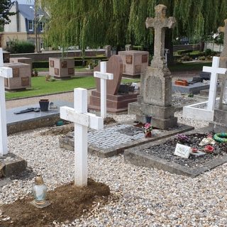 Grave of Plut. Pilot Leon Nowak in the local cemetery