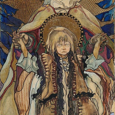 Казімєж Сіхульський, «Гуцульська Мадонна», 1909 р., фото з Вікіпедії (суспільний надбання)