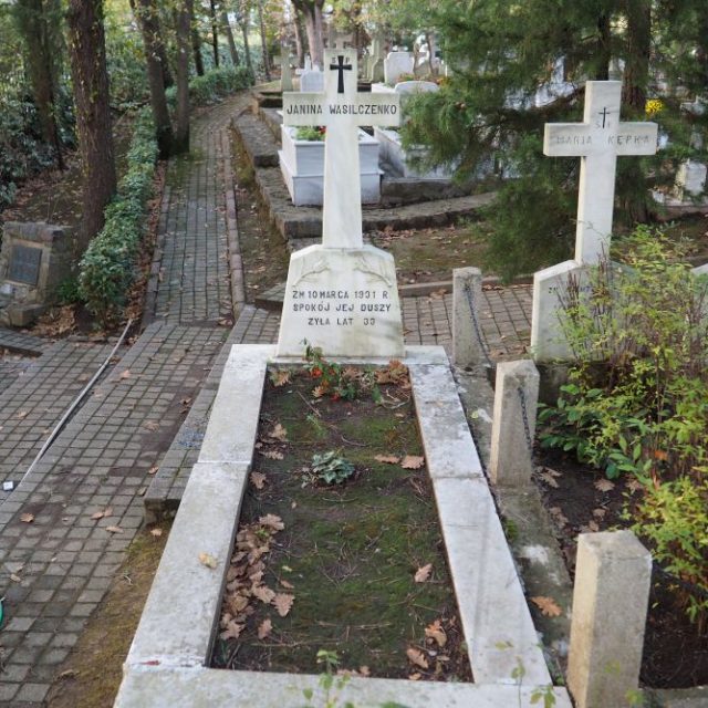 Nagrobek Janiny Wasilczenko