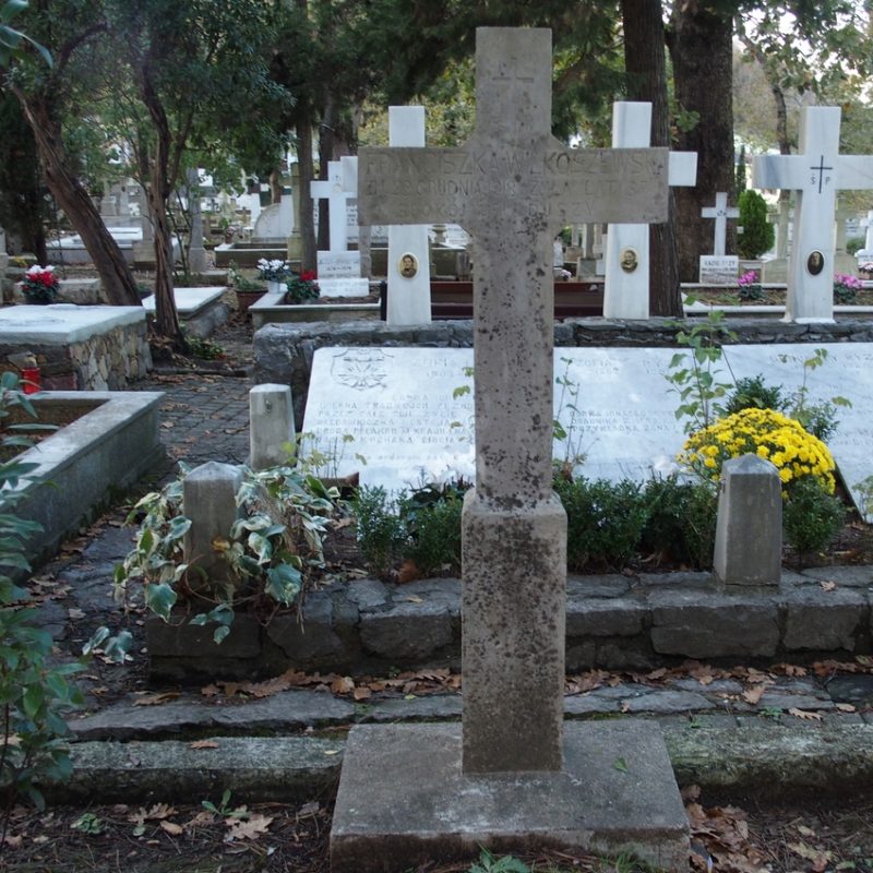 Tombstone of Franciszka Wilkoszewska, Catholic cemetery in Adampol