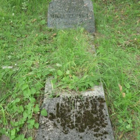 Tombstone of Stefania Moraczewska, Na Rossie cemetery in Vilnius, as of 2013.