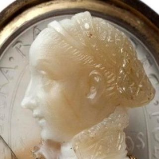 Camée représentant Barbara Radziwiłłówna, provenant de la Staatliche Münzsammlung de Munich