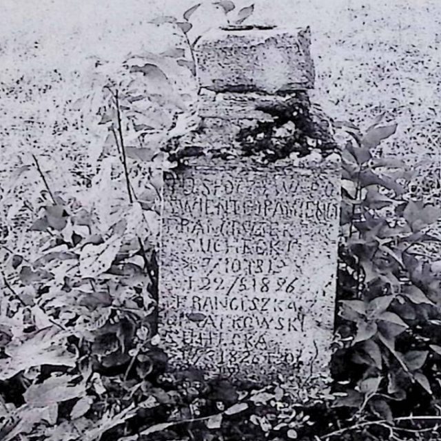 Tombstone of Franciszek and Franciszka Suchecka