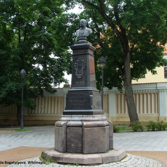 Monument à Stanislaw Moniuszko à Vilnius, 1922