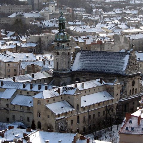 Lviv (Ukraine) - Ancien monastère des Bernardins, aujourd'hui Archives historiques centrales de l'État ukrainien