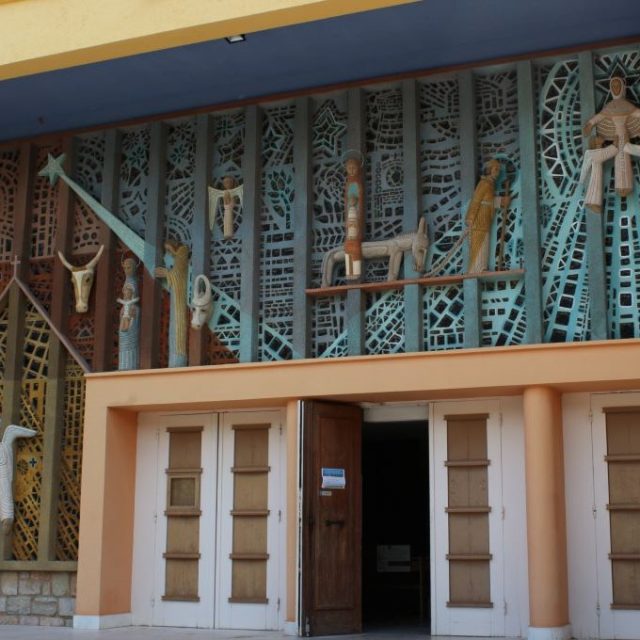 Decoration of the church of Notre-Dame de Consolation in Hyères