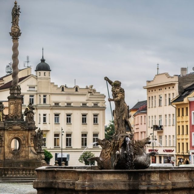 Fountains of Neptune and Hercules in Olomouc
