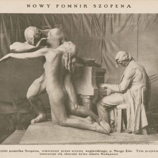 Design of the Frederic Chopin monument by Margó Ede